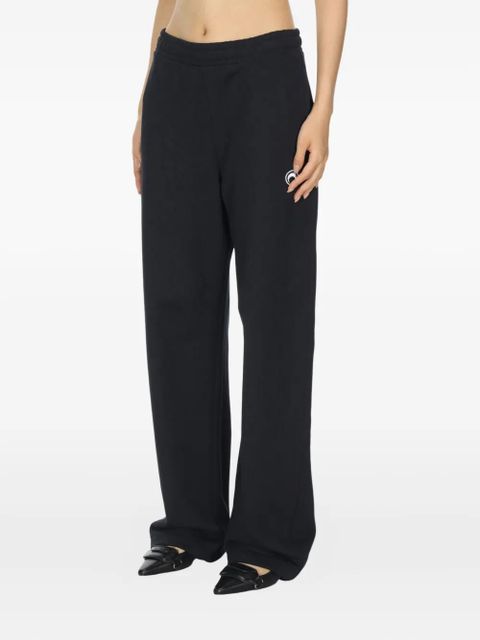 Marine Serre logo sweatpants - Black