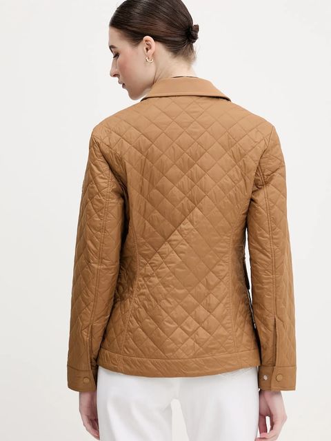 Tommy Hilfiger kurtka kolor brązowy przejściowa WW0WW45641