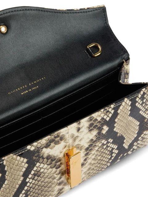 Giuseppe Zanotti Flutie clutch bag - Neutrals