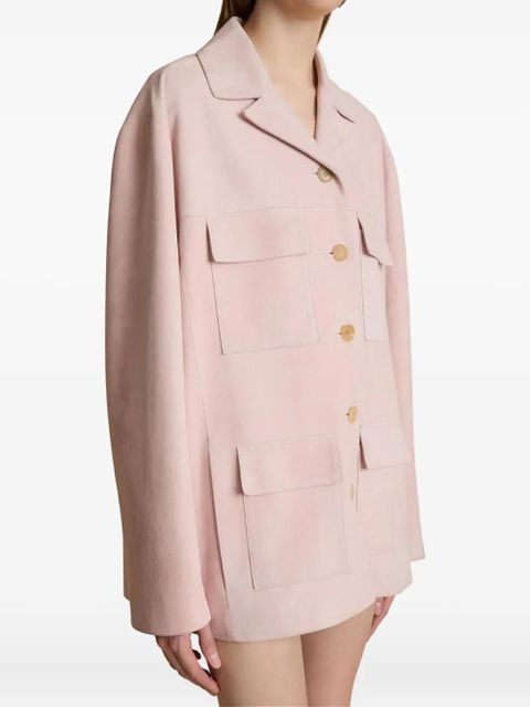 KHAITE Morsson button-up jacket - Pink