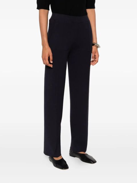 Max Mara side-pocket straight trousers - Blue