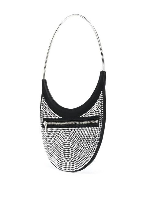 Coperni crystal-embellished Swipe bag - Black