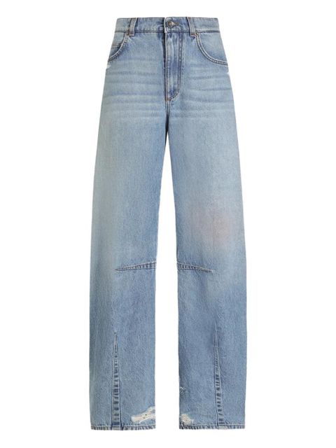 Dolce & Gabbana panel distressed jeans - Blue - zdjęcie produktu nr 1
