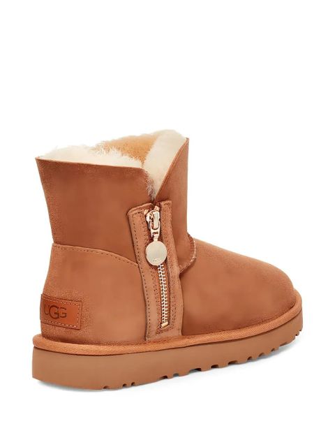 UGG mini Bailey Zip "Chestnut" ankle boots - Brown - zdjęcie produktu nr 2