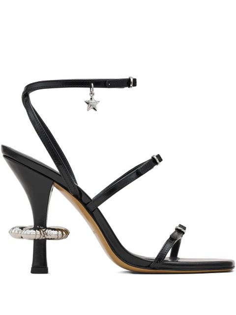 Marc Jacobs Daisy leather sandals - Black - zdjęcie produktu nr 1