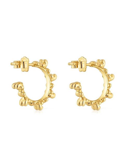 Tous kolczyki ze srebra pokrytego złotem Bold Bear 1004194800