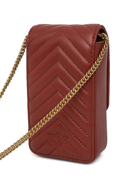 PINKO Love One smartphone bag - Red
