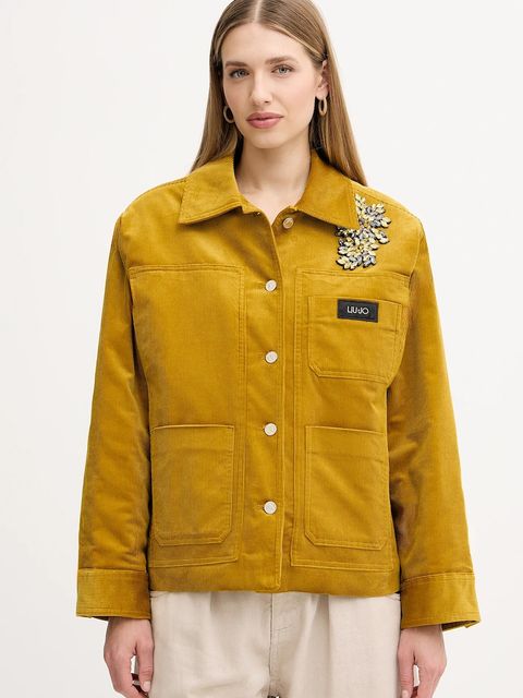 Liu Jo kurtka kolor żółty przejściowa MF5155 T192A - zdjęcie produktu nr 1