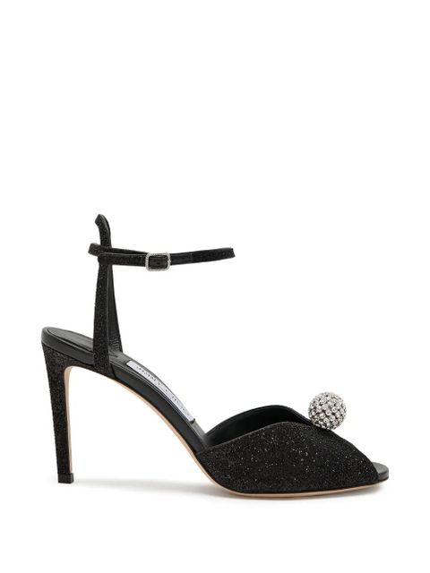 Jimmy Choo Sacora crystal-embellished sandals - Black - zdjęcie produktu nr 1