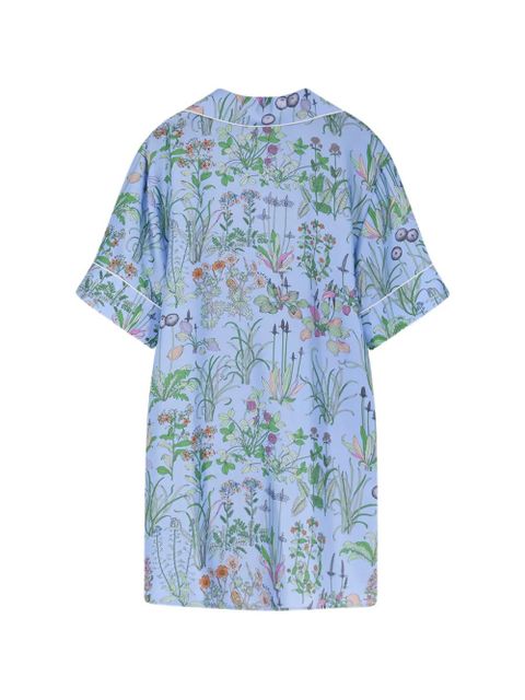Gucci floral print blouse - Blue - zdjęcie produktu nr 2