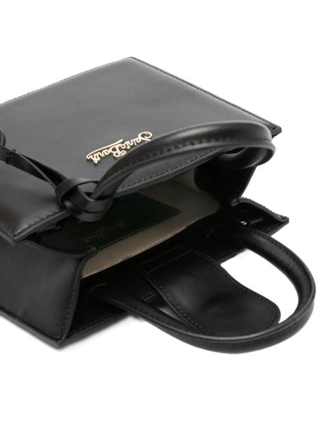 MC2 Saint Barth mini leather Tote Bag - Black