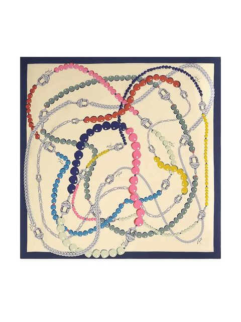 Tous chusta TEXTIL damska kolor beżowy wzorzysta 2002303633 - zdjęcie produktu nr 1