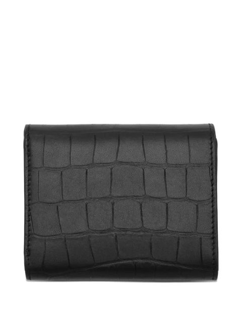 Burberry crocodile-effect check wallet - Black - zdjęcie produktu nr 2