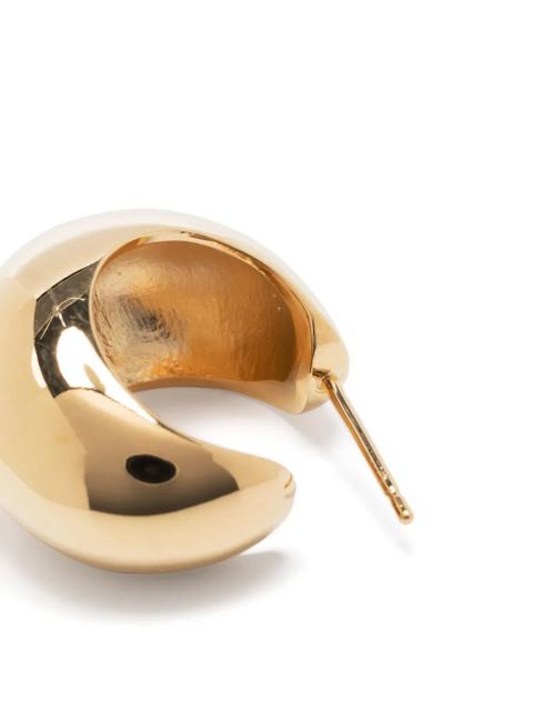 ISABEL MARANT Shiny Crescent hoop earrings - Gold