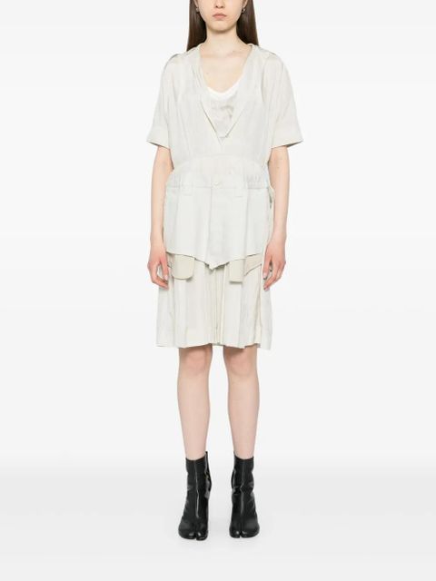 Maison Margiela layered dress - Neutrals