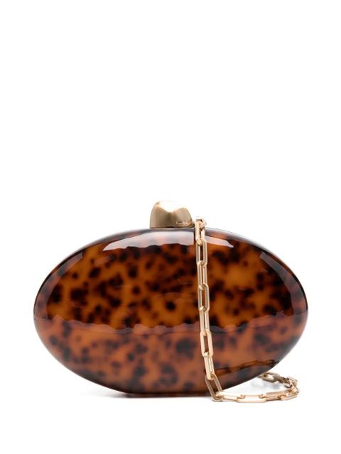 Cult Gaia patterned chain clutch bag - Brown - zdjęcie produktu nr 1