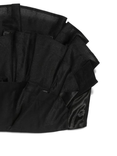 Aje Selestia ruffled top - Black