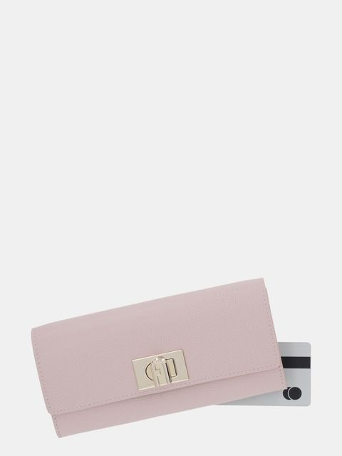 Furla portfel skórzany damski kolor różowy PCV0ACO ARE000 2814S