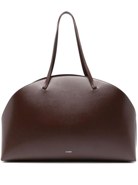 Jil Sander large Curve shoulder bag - Brown - zdjęcie produktu nr 1