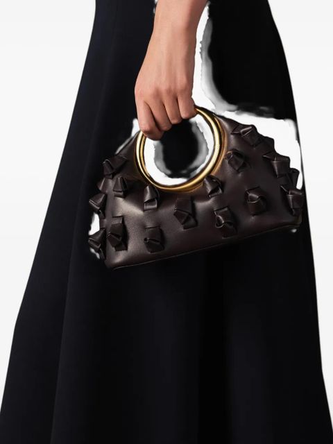 Jacquemus The small Calino with knots mini bag - Brown