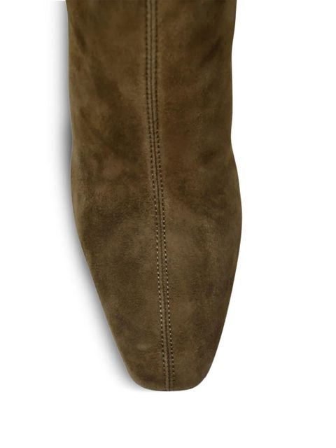 Aquazzura suede zip-fastening boots - Green - zdjęcie produktu nr 2