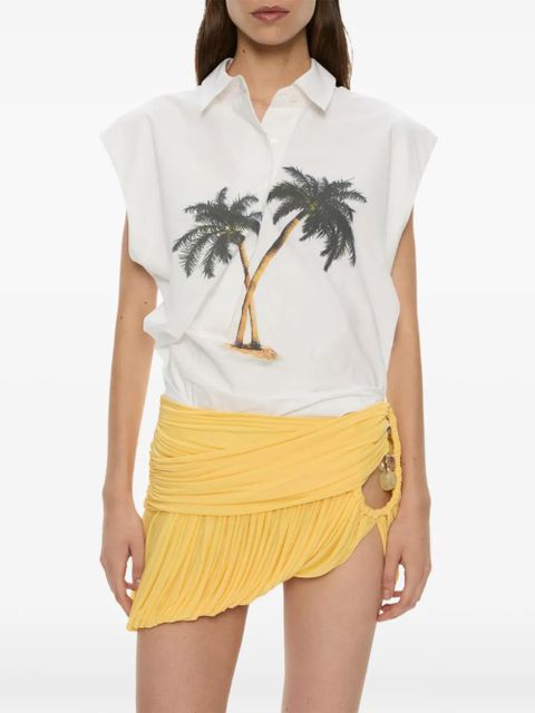 Christopher Esber bubble mini skirt - Yellow - zdjęcie produktu nr 1