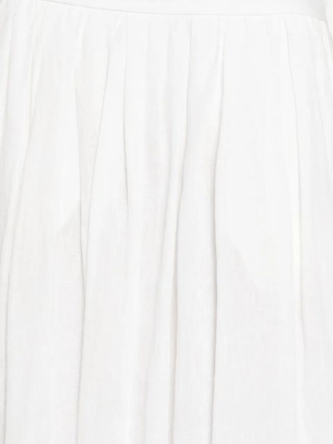 Chloé linen maxi skirt - White
