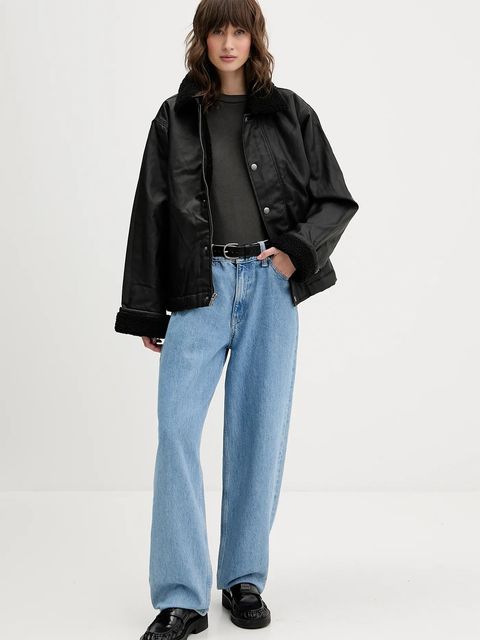 Dickies kurtka kolor czarny przejściowa oversize DK0A87OM