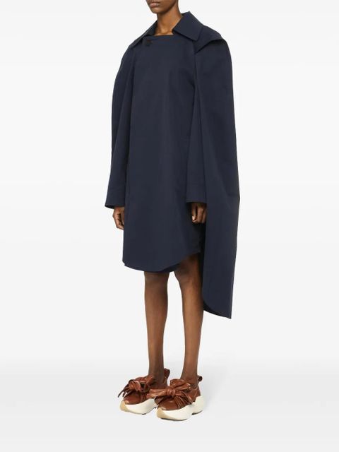 JW Anderson asymmetric cape coat - Blue