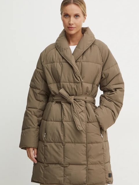 Didriksons kurtka DINA damska kolor zielony zimowa 505398 - zdjęcie produktu nr 1