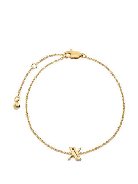 Monica Vinader initial x chain bracelet - Gold - zdjęcie produktu nr 1