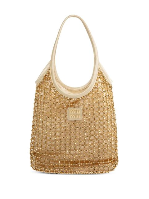 Miu Miu Ivy tote bag - Gold - zdjęcie produktu nr 1