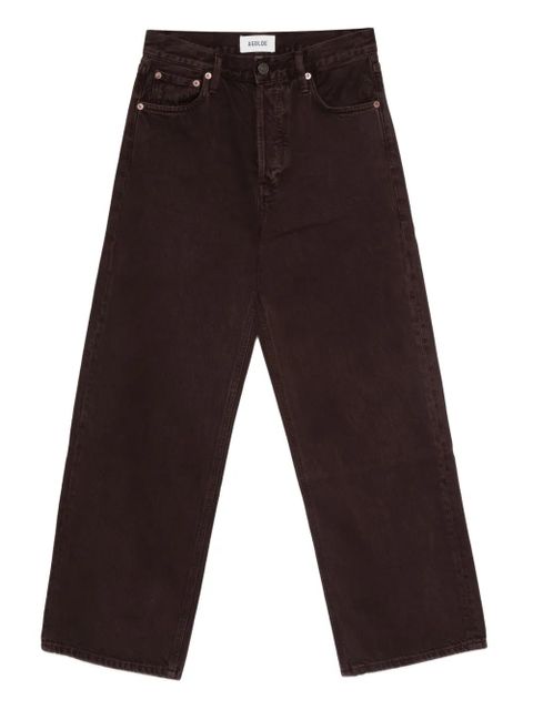 AGOLDE button-fastening jeans - Brown - zdjęcie produktu nr 1