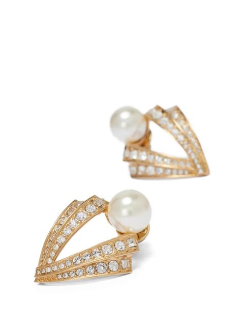 Valentino Garavani Je Les V embellished earrings - Gold