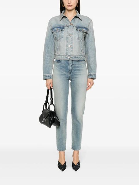 Balenciaga washed-denim jacket - Blue - zdjęcie produktu nr 2