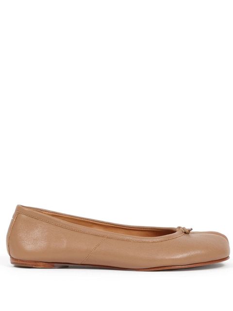 Maison Margiela Tabi leather ballet flats - Brown - zdjęcie produktu nr 1
