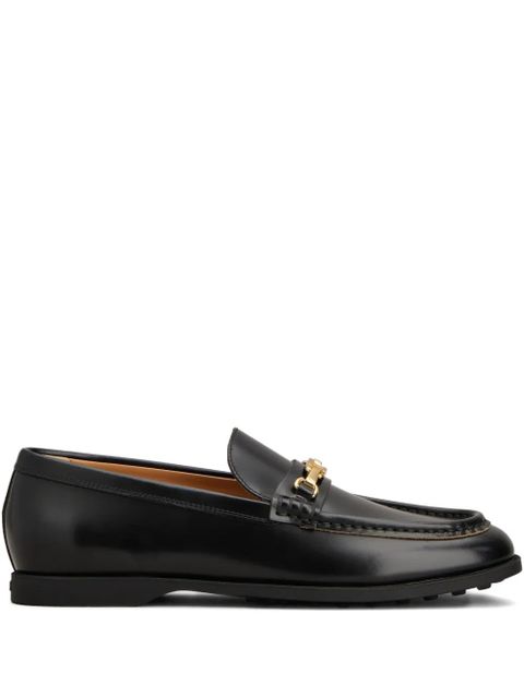 Tod's gold-tone hardware loafers - Black - zdjęcie produktu nr 1