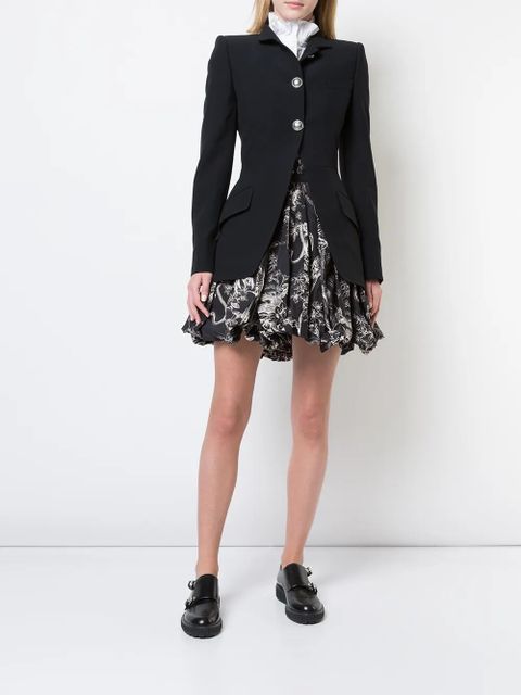 Alexander McQueen bird sketch mini skirt - Black - zdjęcie produktu nr 2