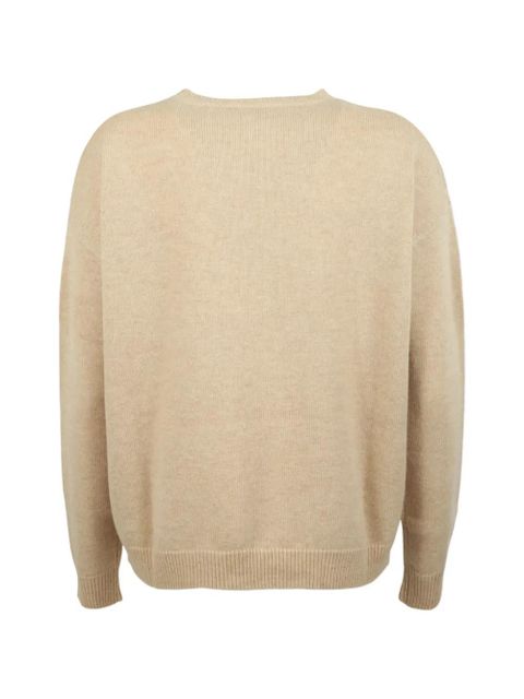 Max Mara logo crew-neck sweater - Neutrals - zdjęcie produktu nr 2