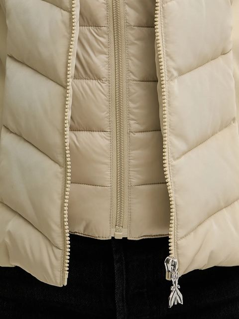 Patrizia Pepe kurtka kolor beżowy przejściowa 8O0213 A680