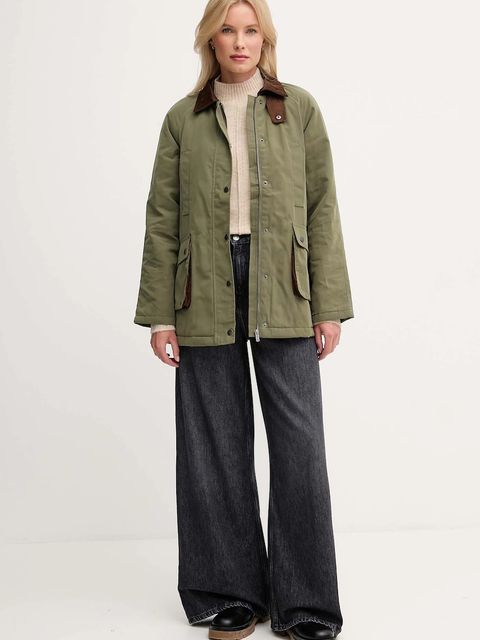 Pepe Jeans kurtka kolor zielony przejściowa PL4024352