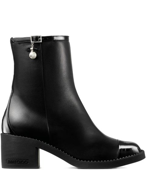Jimmy Choo 60mm Adry leather boots - Black - zdjęcie produktu nr 1