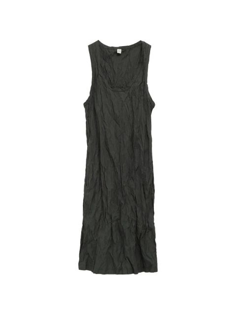 TOTEME textured sleeveless dress - Green - zdjęcie produktu nr 1