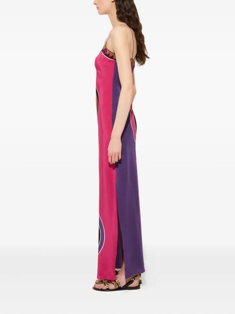 PUCCI abstract-print maxi dress - Purple