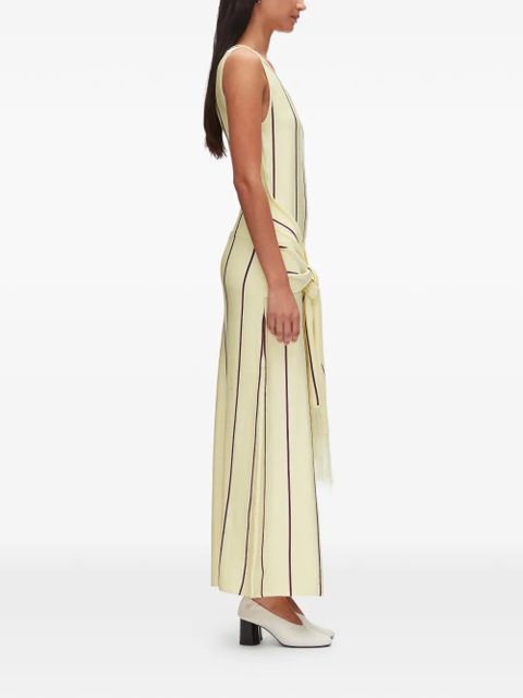 3.1 Phillip Lim striped tie-waist midi dress - Yellow - zdjęcie produktu nr 2