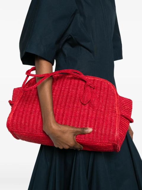 Jacquemus Turismo tote bag - Red - zdjęcie produktu nr 2