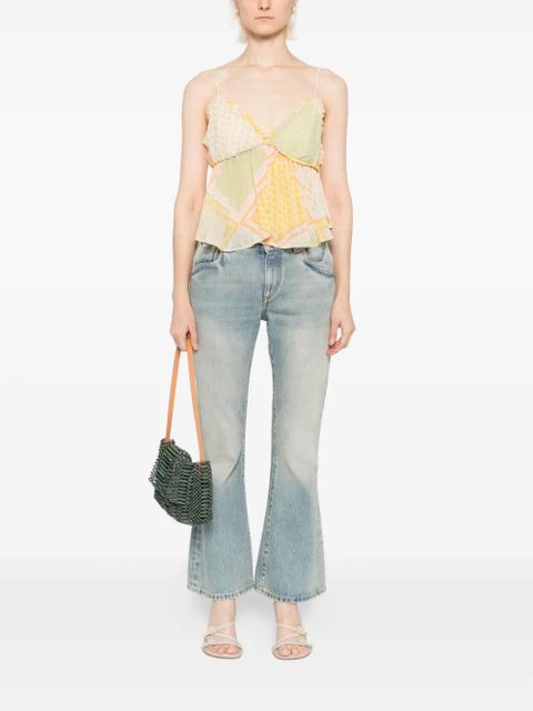 Free People Alix printed tank - Green