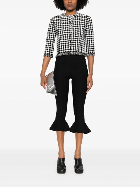 Alexander McQueen houndstooth-pattern jacket - Black - zdjęcie produktu nr 2