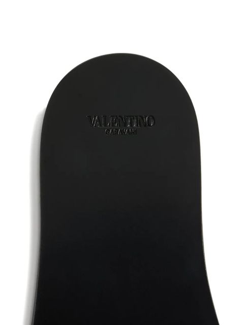 Valentino Garavani Viva Superstar embroidered sandals - Neutrals