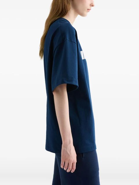 Jil Sander logo-print cotton T-shirt - Blue - zdjęcie produktu nr 2